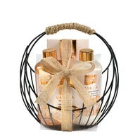 Set de Baño Cesta Metal Redonda  1ud.-223028 Set de Baño Cesta Metal Redonda  1ud.-223028 1